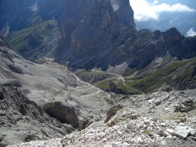 018-Blick vom Kesselkogel ins Vajolettal